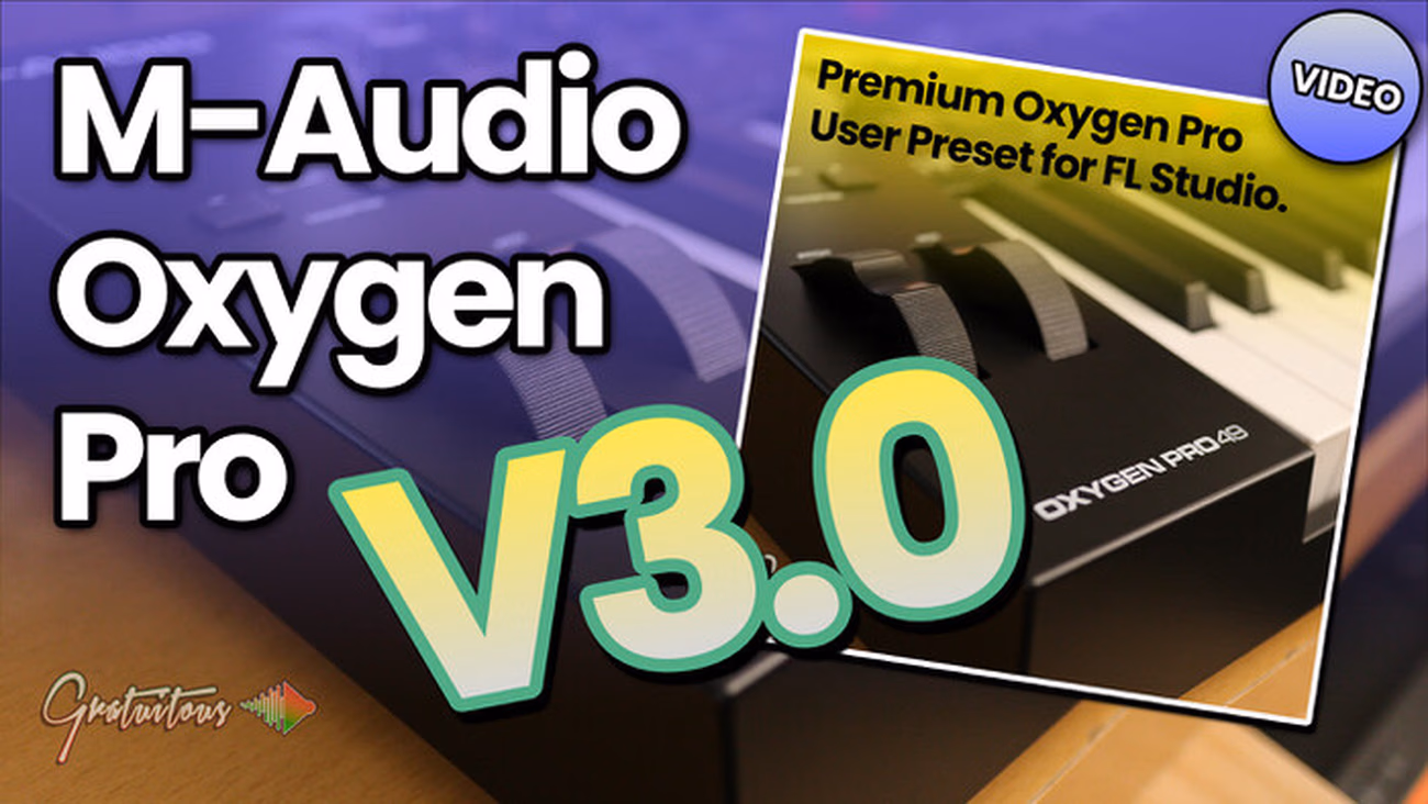 M-Audio Oxygen Pro Template v3.0