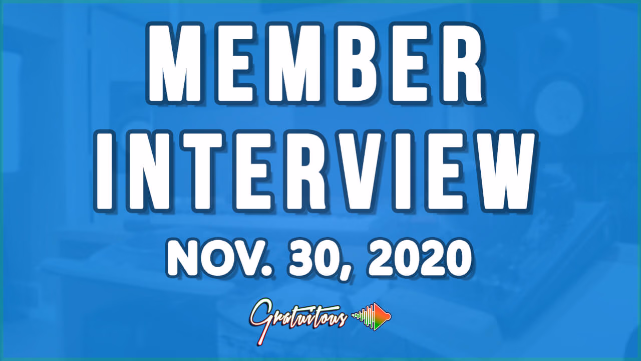 MEMBER INTERVIEW #3 – Khordon Blu [Nov. 30, 2020]