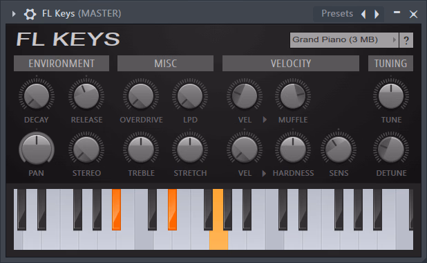 FL Keys - FL Studio Stock Plugin by Image-Line