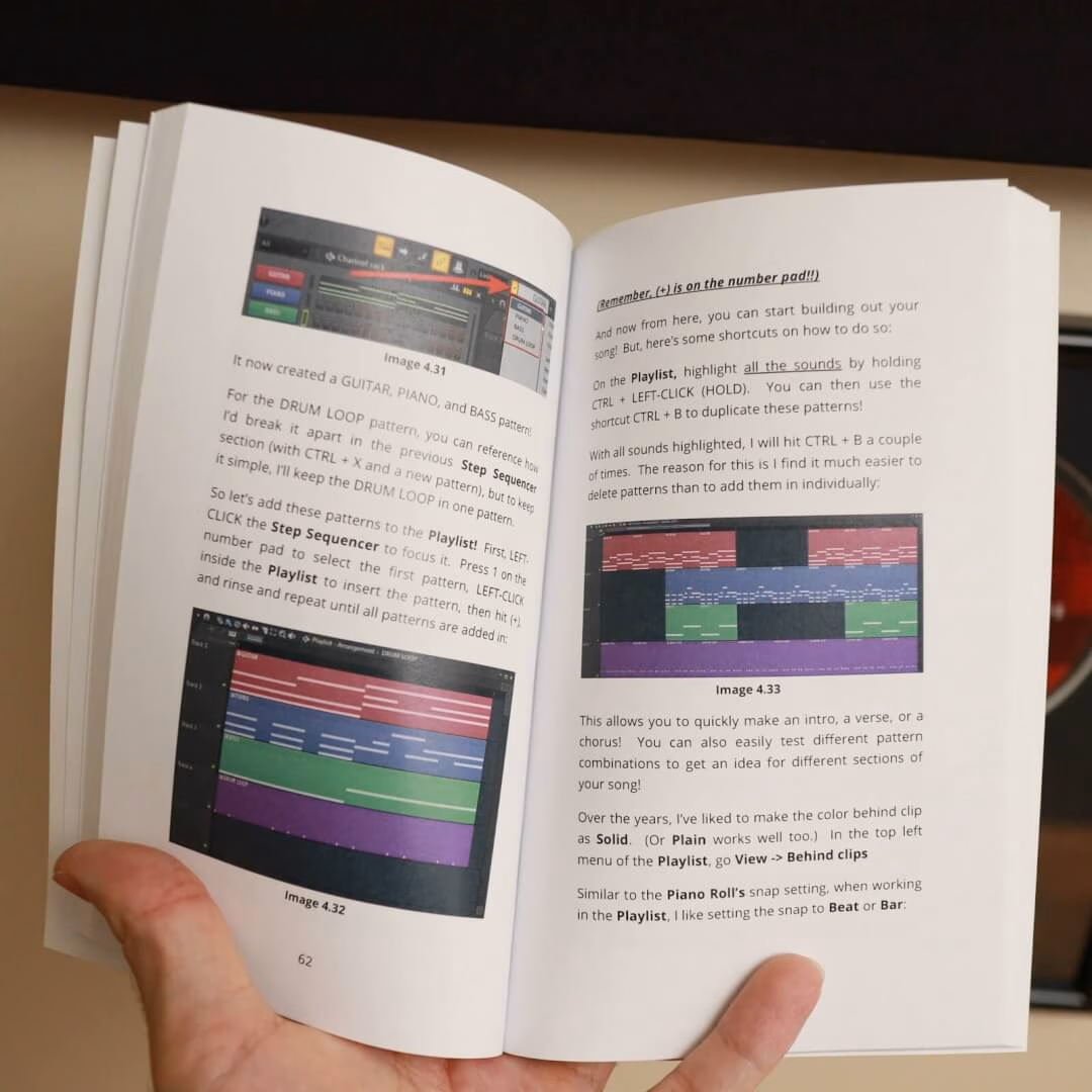 FL Studio Beginner Book by Riley Weller (GratuiTous) - Example Page