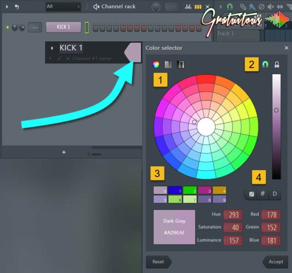 Using FL Studio’s New Color Selector [Color Palette] | GratuiTous