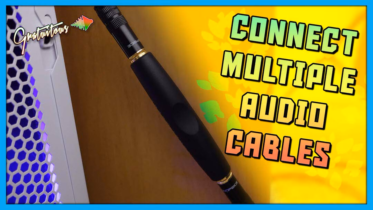 How to connect audio cables together with an audio coupling