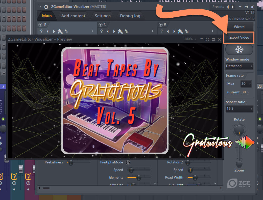 How to Export ZGameEditor Visualizer Video in FL Studio