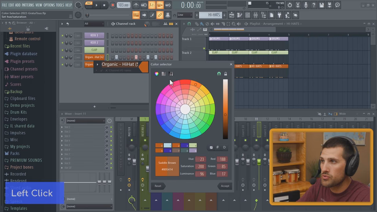 Using FL Studio’s New Color Selector [Color Palette]