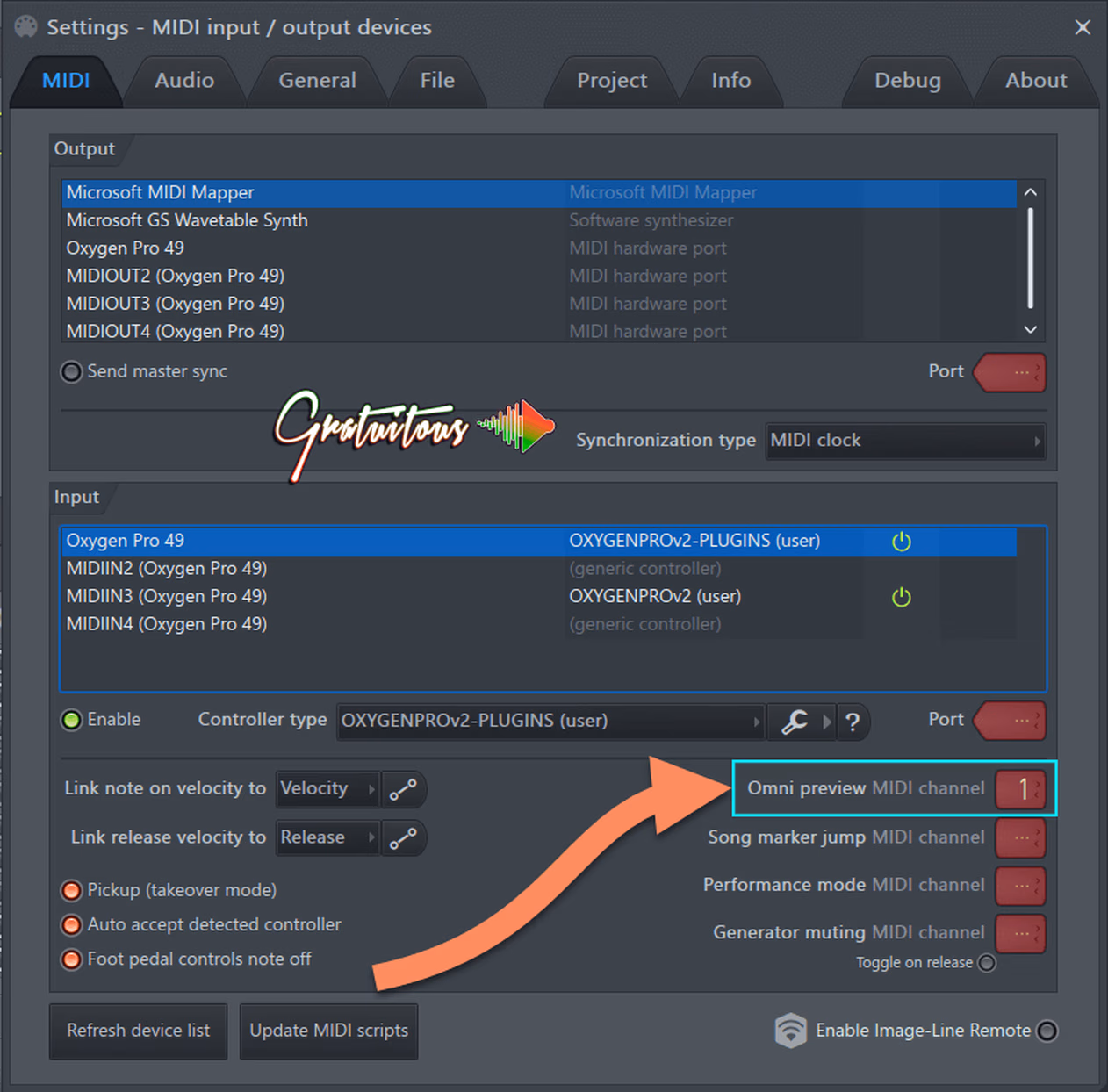What is Omni Preview in FL Studio