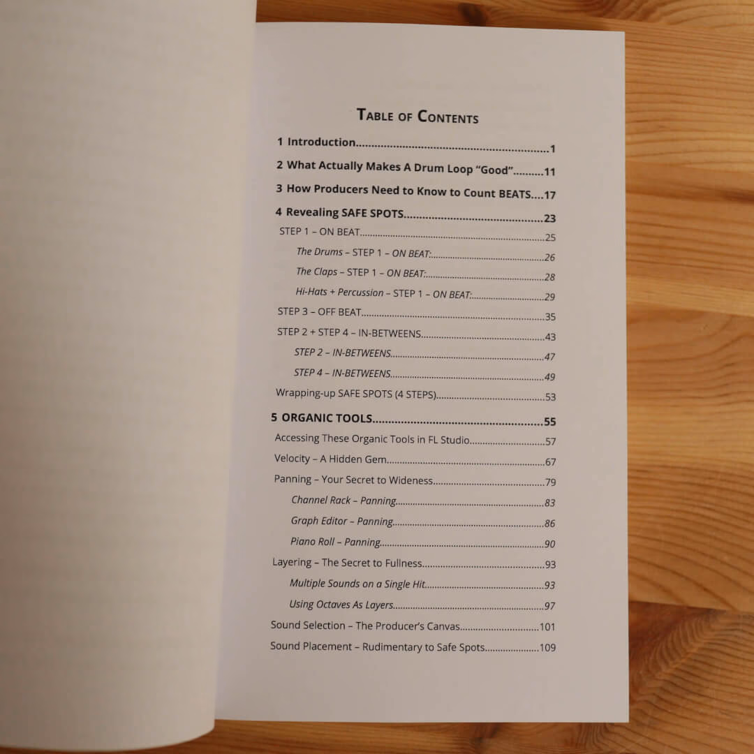 SAFE SPOTS Book: Create Amazing Drum Loops by GratuiTous (Riley Weller)